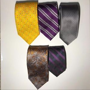 Designer Tie Bundle Like New Men’s Ties 5